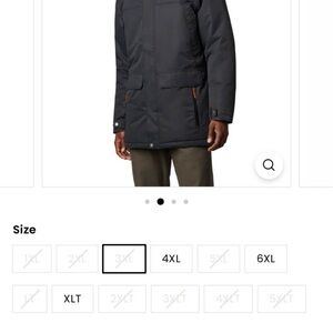 Columbia Men's Dark Gray Puffer Jacket